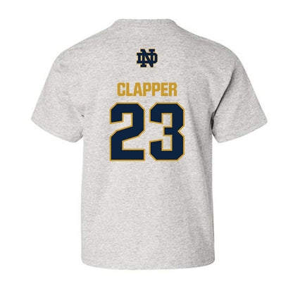 Notre Dame - NCAA Football : Jakobe Clapper - Classic Fashion Shersey Youth T-Shirt-1