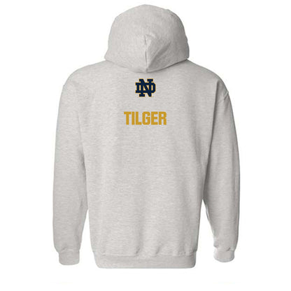 Notre Dame - NCAA Women's Swimming & Diving : Camryn Tilger - Classic Fashion Shersey Hooded Sweatshirt-1