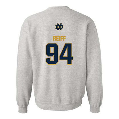 Notre Dame - NCAA Football : Joe Reiff - Classic Fashion Shersey Crewneck Sweatshirt-1