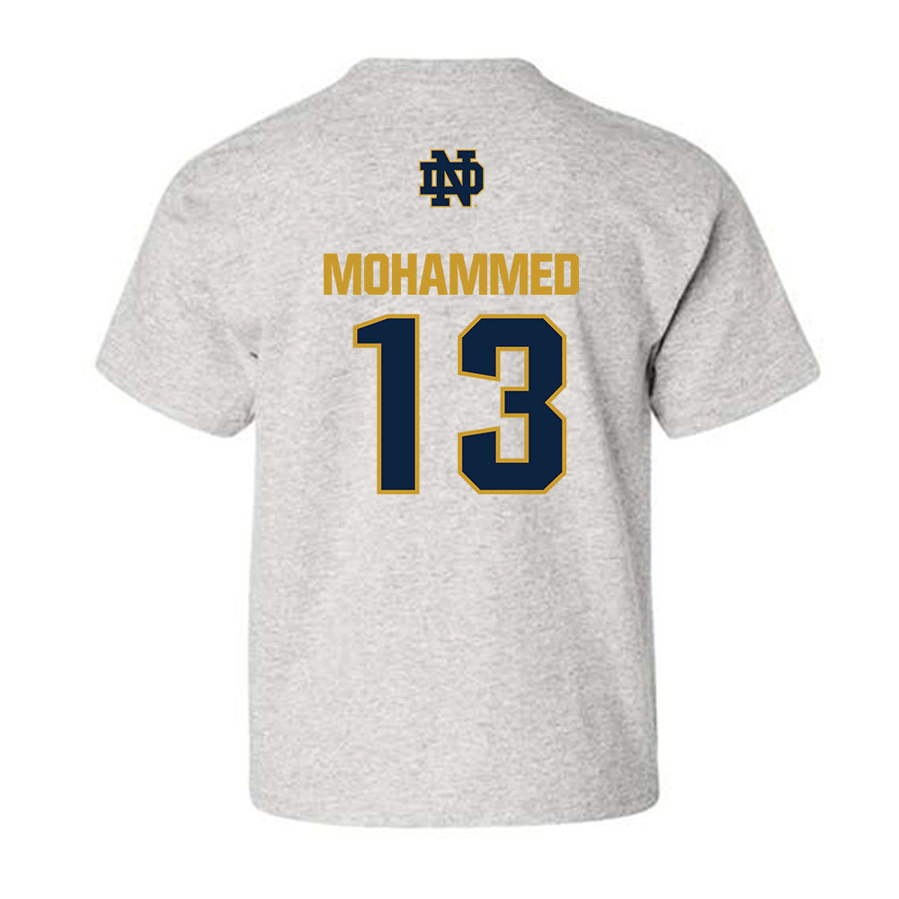Notre Dame - NCAA Men's Basketball : Sir Mohammed - Classic Fashion Shersey Youth T-Shirt-1