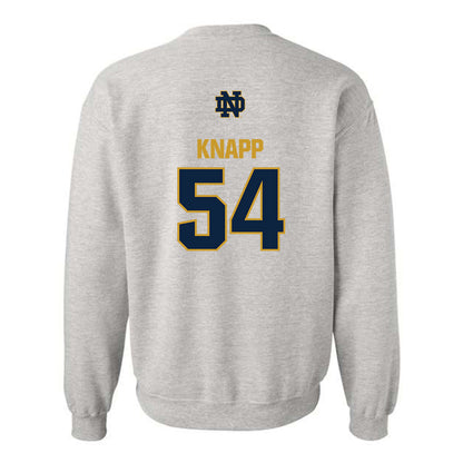 Notre Dame - NCAA Football : Anthonie Knapp - Classic Fashion Shersey Crewneck Sweatshirt-1