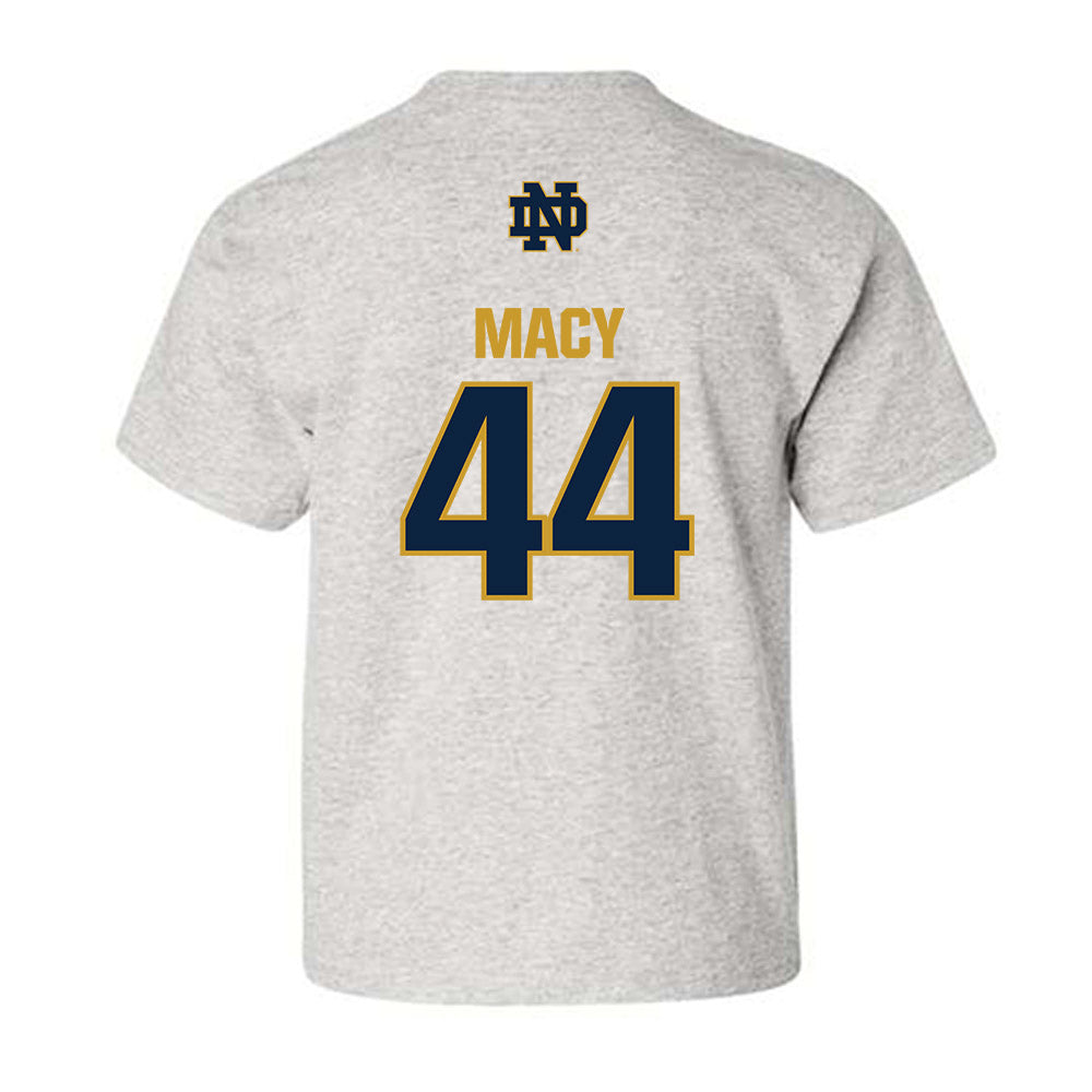 Notre Dame - NCAA Women's Basketball : Leah Macy - Classic Fashion Shersey Youth T-Shirt-1