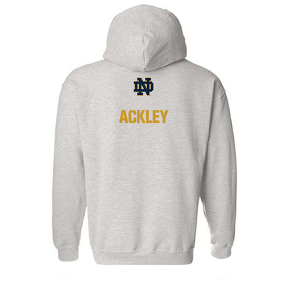 Notre Dame - NCAA Men's Cross Country : Daelen Ackley - Classic Fashion Shersey Hooded Sweatshirt