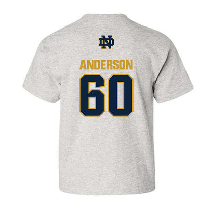 Notre Dame - NCAA Football : Max Anderson - Classic Fashion Shersey Youth T-Shirt-1