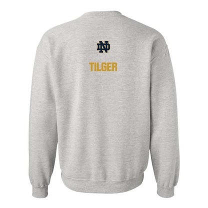 Notre Dame - NCAA Women's Swimming & Diving : Camryn Tilger - Classic Fashion Shersey Crewneck Sweatshirt-1