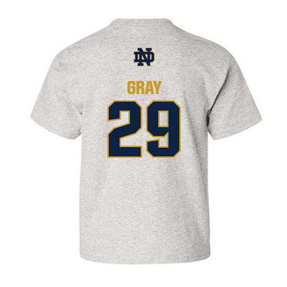 Notre Dame - NCAA Football : Christian Gray - Classic Fashion Shersey Youth T-Shirt-1