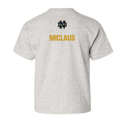 Notre Dame - NCAA Men's Fencing : Justin Miclaus - Classic Fashion Shersey Youth T-Shirt-1