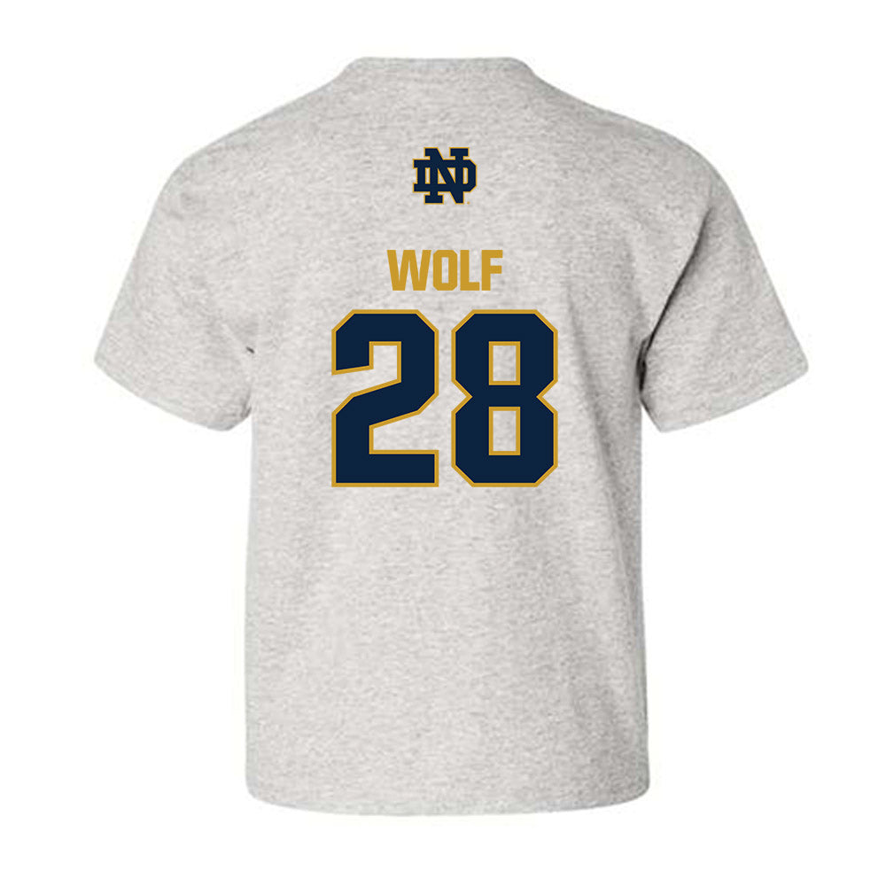 Notre Dame - NCAA Baseball : Rhys Wolf - Classic Fashion Shersey Youth T-Shirt-1