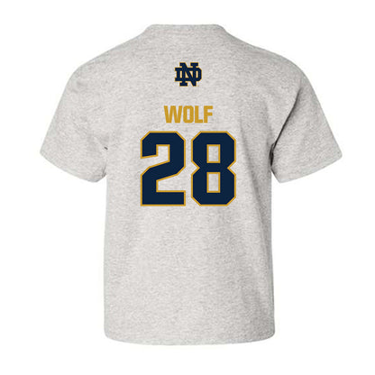 Notre Dame - NCAA Baseball : Rhys Wolf - Classic Fashion Shersey Youth T-Shirt-1