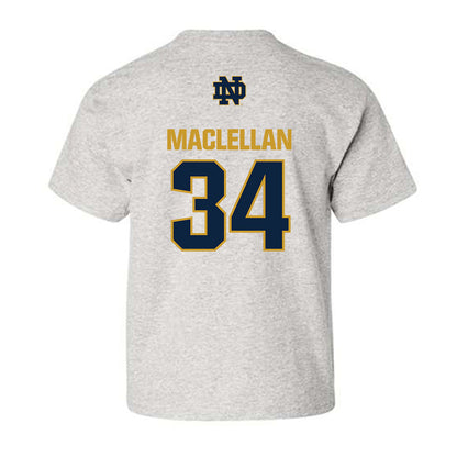 Notre Dame - NCAA Men's Basketball : Matthew MacLellan - Classic Fashion Shersey Youth T-Shirt-1