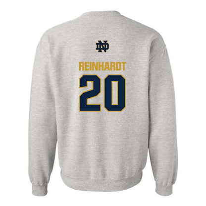 Notre Dame - NCAA Men's Lacrosse : Chris Reinhardt - Classic Fashion Shersey Crewneck Sweatshirt-1