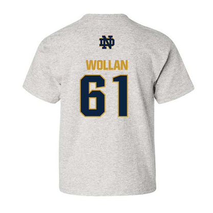 Notre Dame - NCAA Football : Robbie Wollan - Classic Fashion Shersey Youth T-Shirt-1