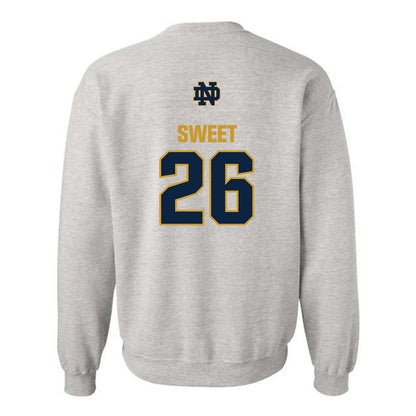 Notre Dame - NCAA Softball : Tenley Sweet - Classic Fashion Shersey Crewneck Sweatshirt-1