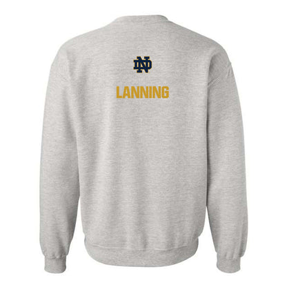Notre Dame - NCAA Women's Swimming & Diving : Gracyn Lanning - Classic Fashion Shersey Crewneck Sweatshirt-1