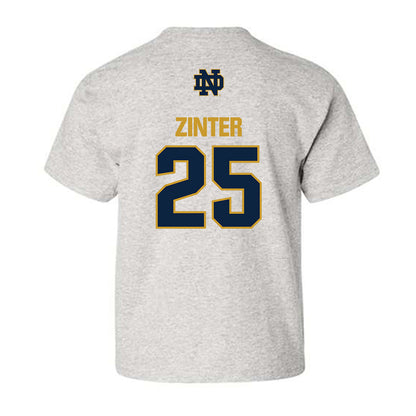 Notre Dame - NCAA Football : Preston Zinter - Classic Fashion Shersey Youth T-Shirt-1