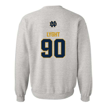 Notre Dame - NCAA Men's Lacrosse : Shawn Lyght - Classic Fashion Shersey Crewneck Sweatshirt