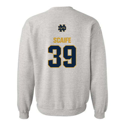 Notre Dame - NCAA Football : Jasper Scaife - Classic Fashion Shersey Crewneck Sweatshirt-1