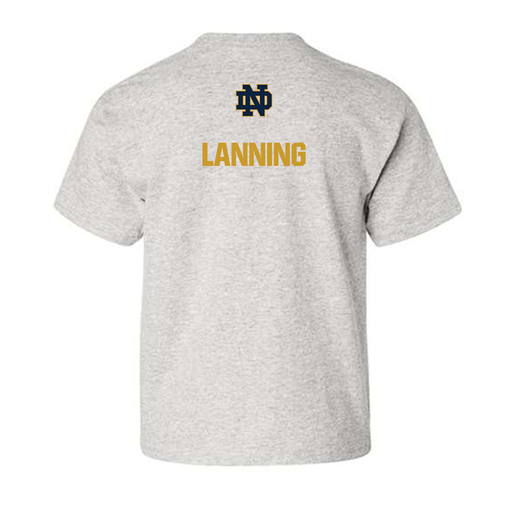 Notre Dame - NCAA Women's Swimming & Diving : Gracyn Lanning - Classic Fashion Shersey Youth T-Shirt-1