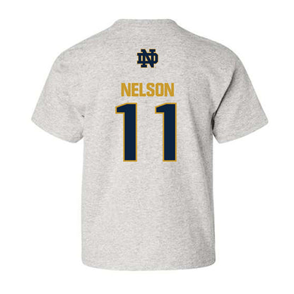Notre Dame - NCAA Men's Ice Hockey : Danny Nelson - Classic Fashion Shersey Youth T-Shirt-1