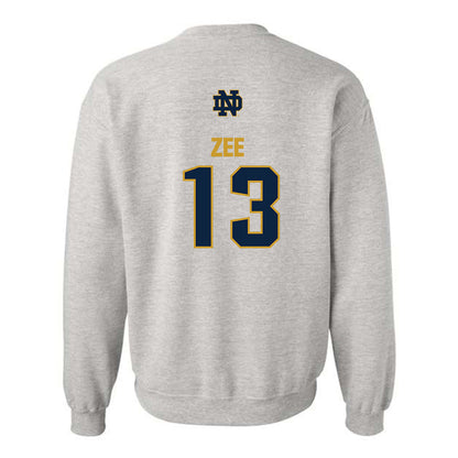 Notre Dame - NCAA Baseball : Jamie Zee - Classic Fashion Shersey Crewneck Sweatshirt-1