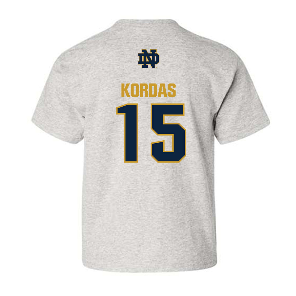 Notre Dame - NCAA Women's Volleyball : Mae Kordas - Classic Fashion Shersey Youth T-Shirt-1