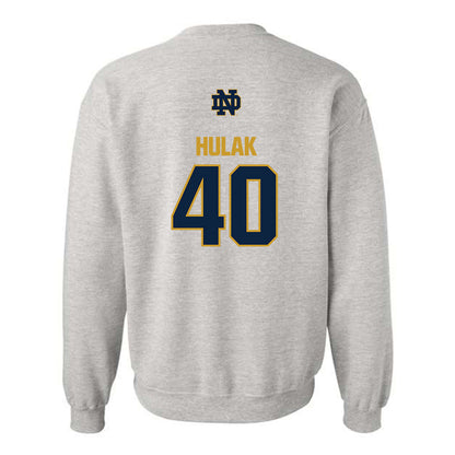 Notre Dame - NCAA Football : Dominik Hulak - Classic Fashion Shersey Crewneck Sweatshirt-1