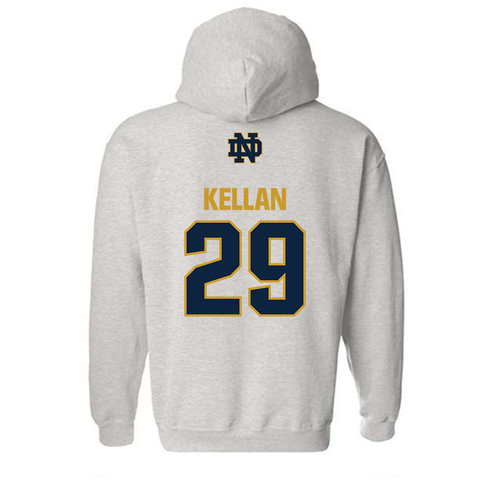 Notre Dame - NCAA Men's Lacrosse : Dylan Kellan - Classic Fashion Shersey Hooded Sweatshirt-1
