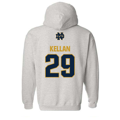 Notre Dame - NCAA Men's Lacrosse : Dylan Kellan - Classic Fashion Shersey Hooded Sweatshirt-1