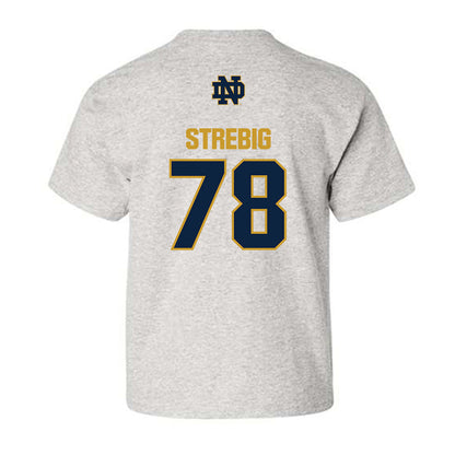 Notre Dame - NCAA Football : Owen Strebig - Classic Fashion Shersey Youth T-Shirt-1