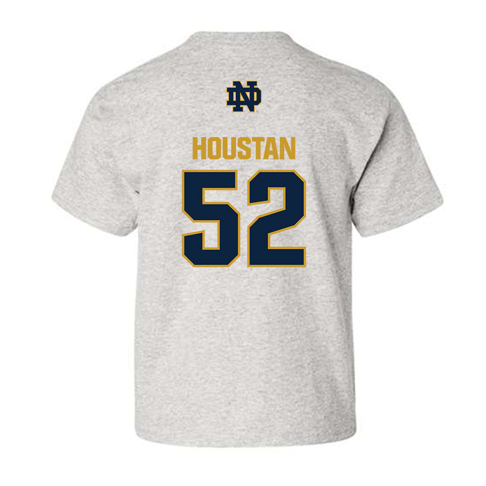 Notre Dame - NCAA Football : Devan Houstan - Classic Fashion Shersey Youth T-Shirt-1