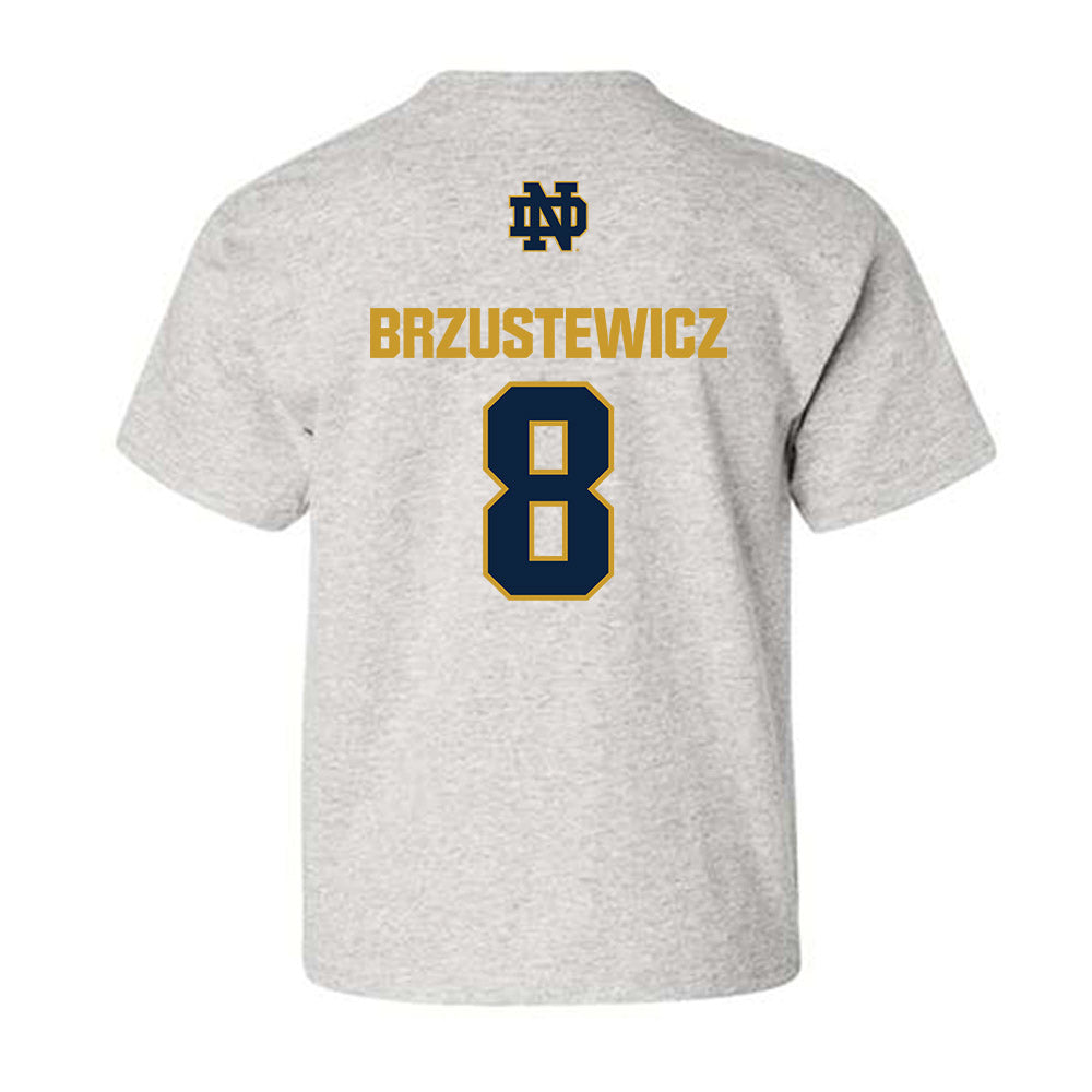 Notre Dame - NCAA Baseball : Hudson Brzustewicz - Classic Fashion Shersey Youth T-Shirt-1