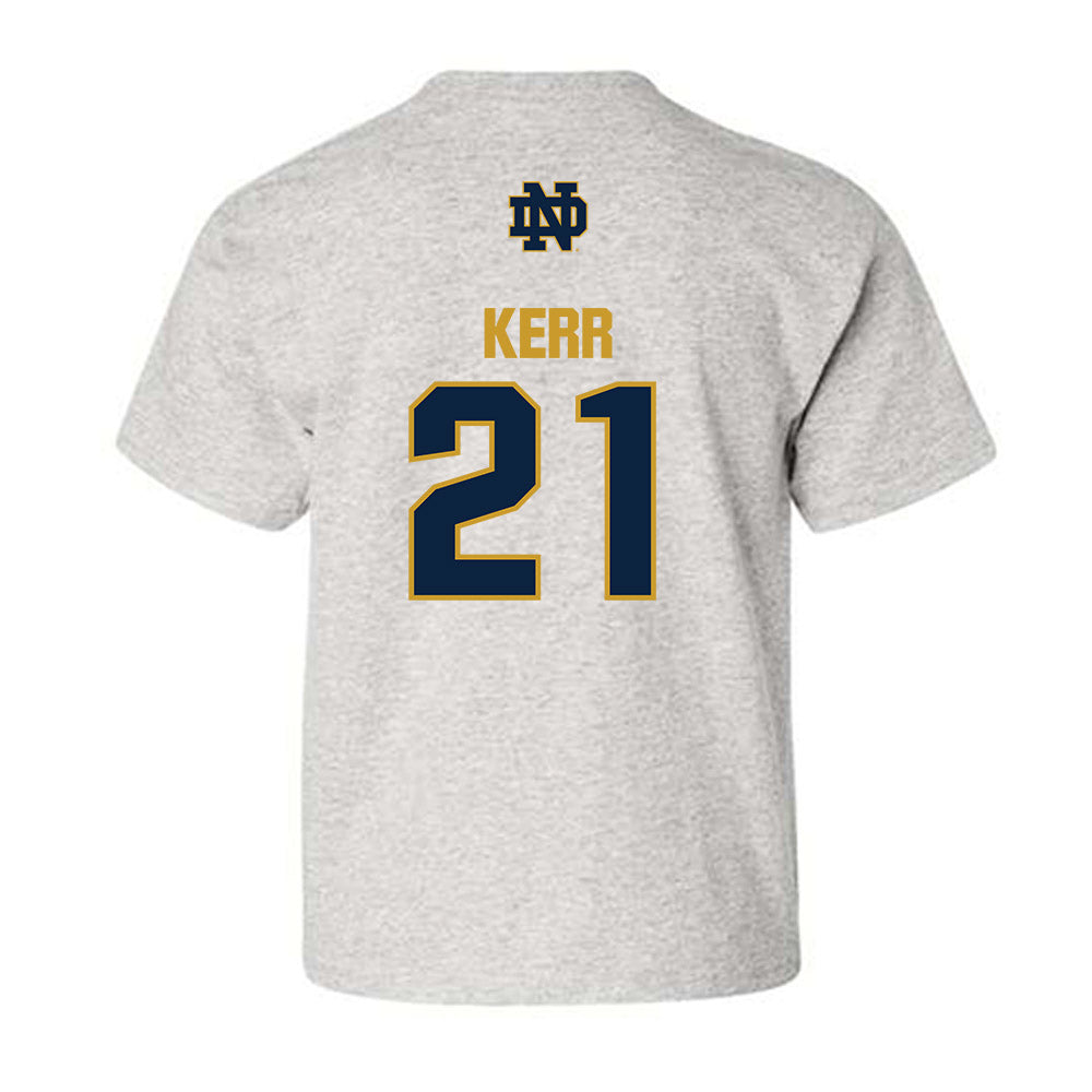 Notre Dame - NCAA Men's Ice Hockey : Jaedon Kerr - Classic Fashion Shersey Youth T-Shirt-1