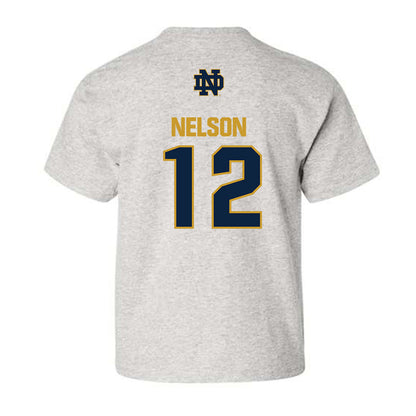 Notre Dame - NCAA Men's Ice Hockey : Henry Nelson - Classic Fashion Shersey Youth T-Shirt