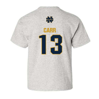 Notre Dame - NCAA Football : CJ Carr - Classic Fashion Shersey Youth T-Shirt-1