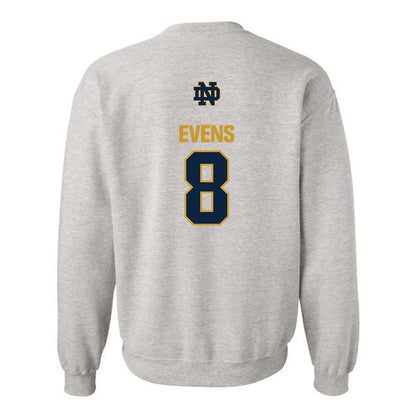 Notre Dame - NCAA Women's Volleyball : Maya Evens - Classic Fashion Shersey Crewneck Sweatshirt-1