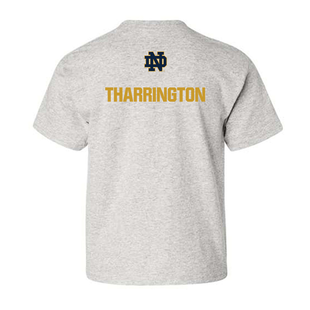 Notre Dame - NCAA Men's Swimming & Diving : Owen Tharrington - Classic Fashion Shersey Youth T-Shirt-1