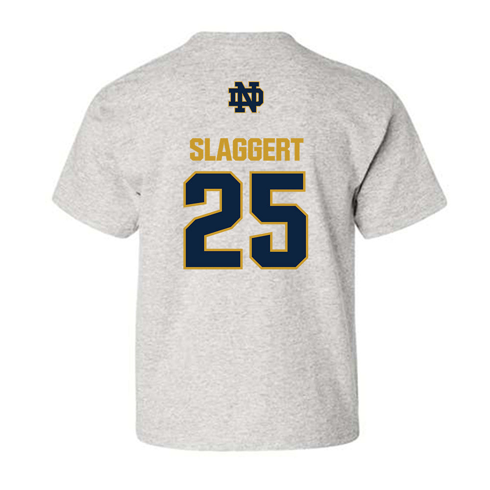 Notre Dame - NCAA Men's Ice Hockey : Carter Slaggert - Classic Fashion Shersey Youth T-Shirt-1