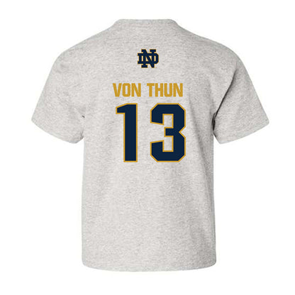 Notre Dame - NCAA Men's Soccer : Martin von Thun - Classic Fashion Shersey Youth T-Shirt-1