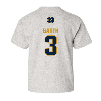 Notre Dame - NCAA Baseball : Mason Barth - Classic Fashion Shersey Youth T-Shirt-1