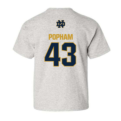 Notre Dame - NCAA Men's Lacrosse : Bo Popham - Classic Fashion Shersey Youth T-Shirt-1