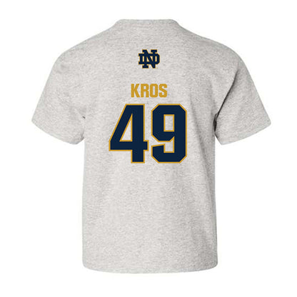 Notre Dame - NCAA Football : Andrew Kros - Classic Fashion Shersey Youth T-Shirt-1