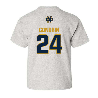 Notre Dame - NCAA Baseball : Luke Condrin - Classic Fashion Shersey Youth T-Shirt-1