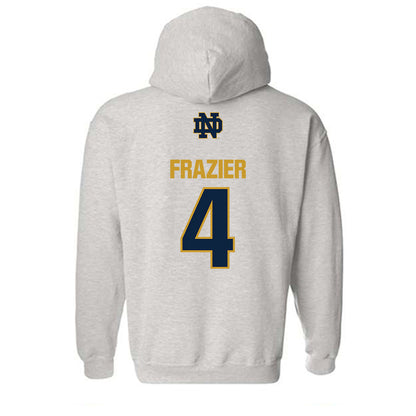 Notre Dame - NCAA Football : Bubba Frazier - Classic Fashion Shersey Hooded Sweatshirt-1