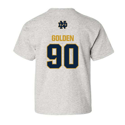 Notre Dame - NCAA Football : Elijah Golden - Classic Fashion Shersey Youth T-Shirt-1