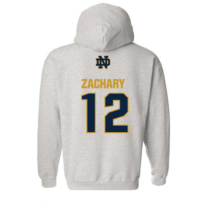 Notre Dame - NCAA Softball : Ava Zachary - Classic Fashion Shersey Hooded Sweatshirt-1