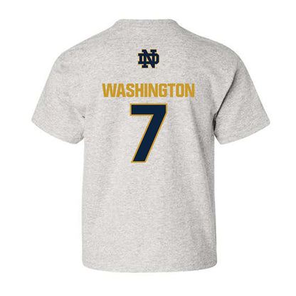Notre Dame - NCAA Football : Tyrus Washington - Classic Fashion Shersey Youth T-Shirt-1