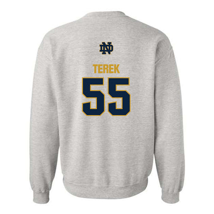 Notre Dame - NCAA Football : Christopher Terek - Classic Fashion Shersey Crewneck Sweatshirt-1