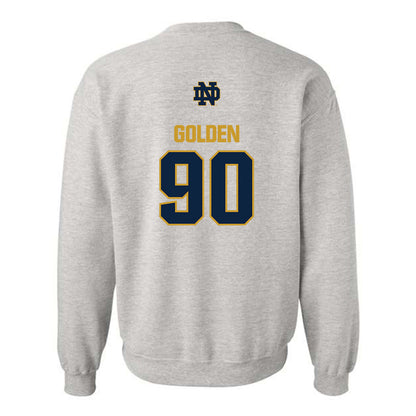 Notre Dame - NCAA Football : Elijah Golden - Classic Fashion Shersey Crewneck Sweatshirt-1