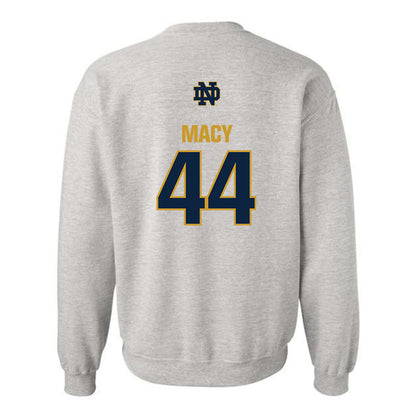 Notre Dame - NCAA Women's Basketball : Leah Macy - Classic Fashion Shersey Crewneck Sweatshirt-1