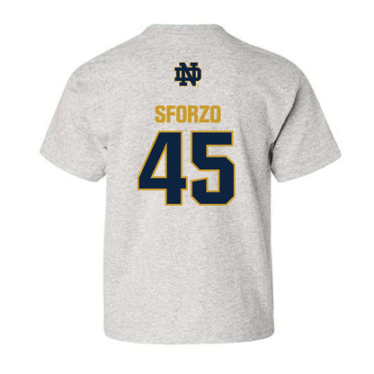 Notre Dame - NCAA Men's Lacrosse : Ryan Sforzo - Classic Fashion Shersey Youth T-Shirt-1